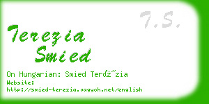 terezia smied business card